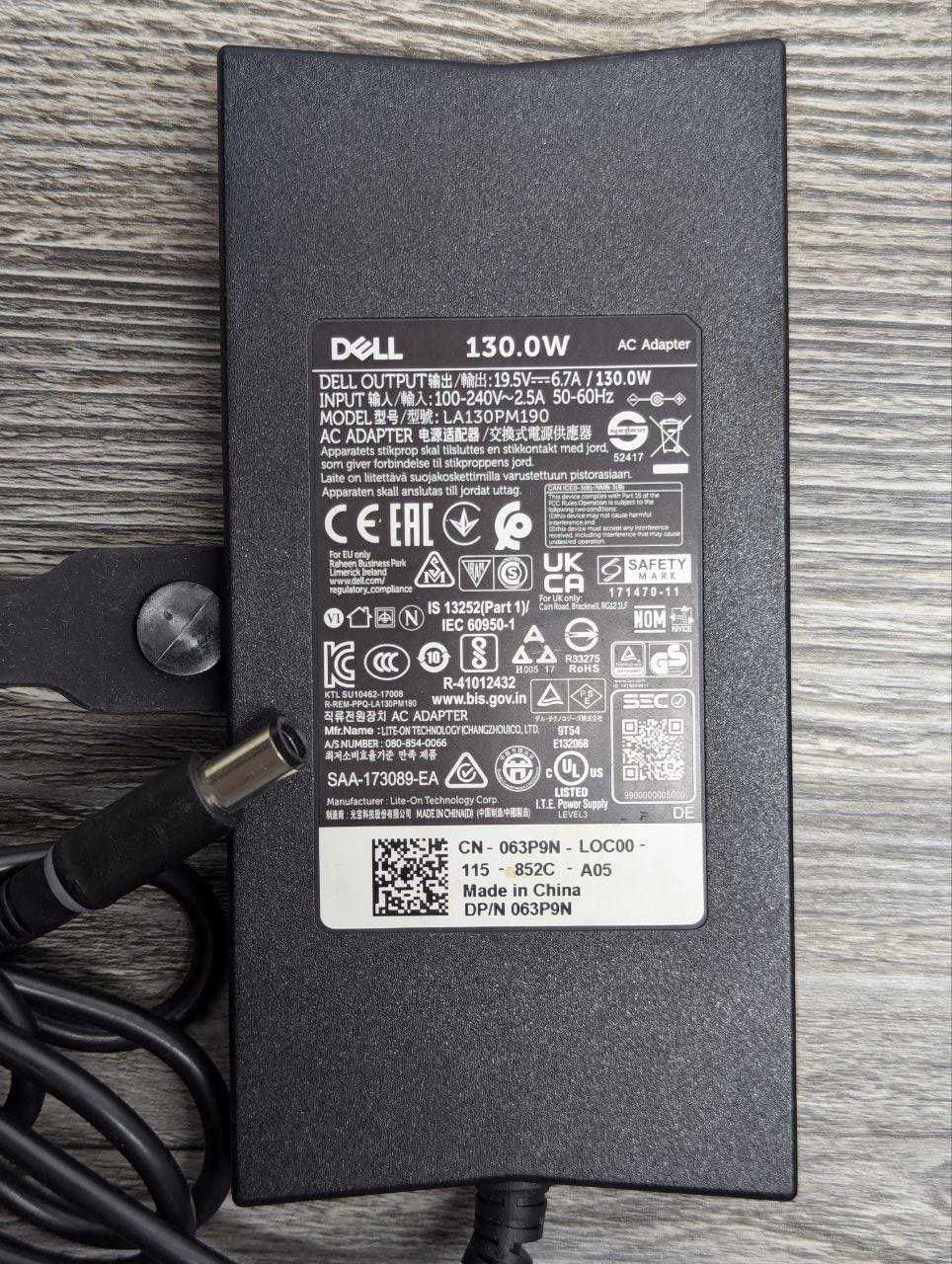 Блок живлення DELL 7.4x5.0mm 65W 130W 180W 240W 330W зарядка ОРИГІНАЛ