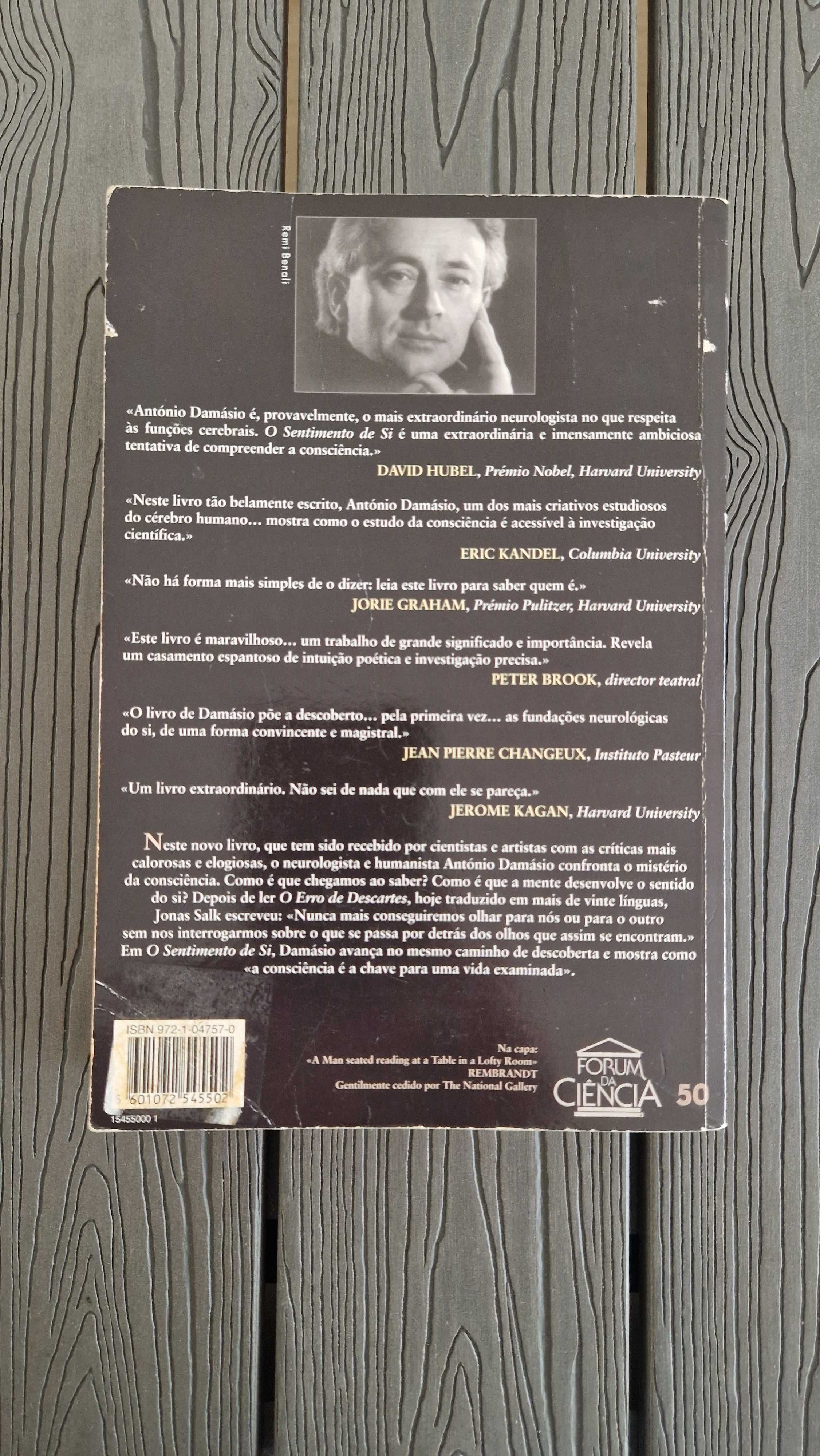 Livro "O Sentimento de Si" de António Damásio