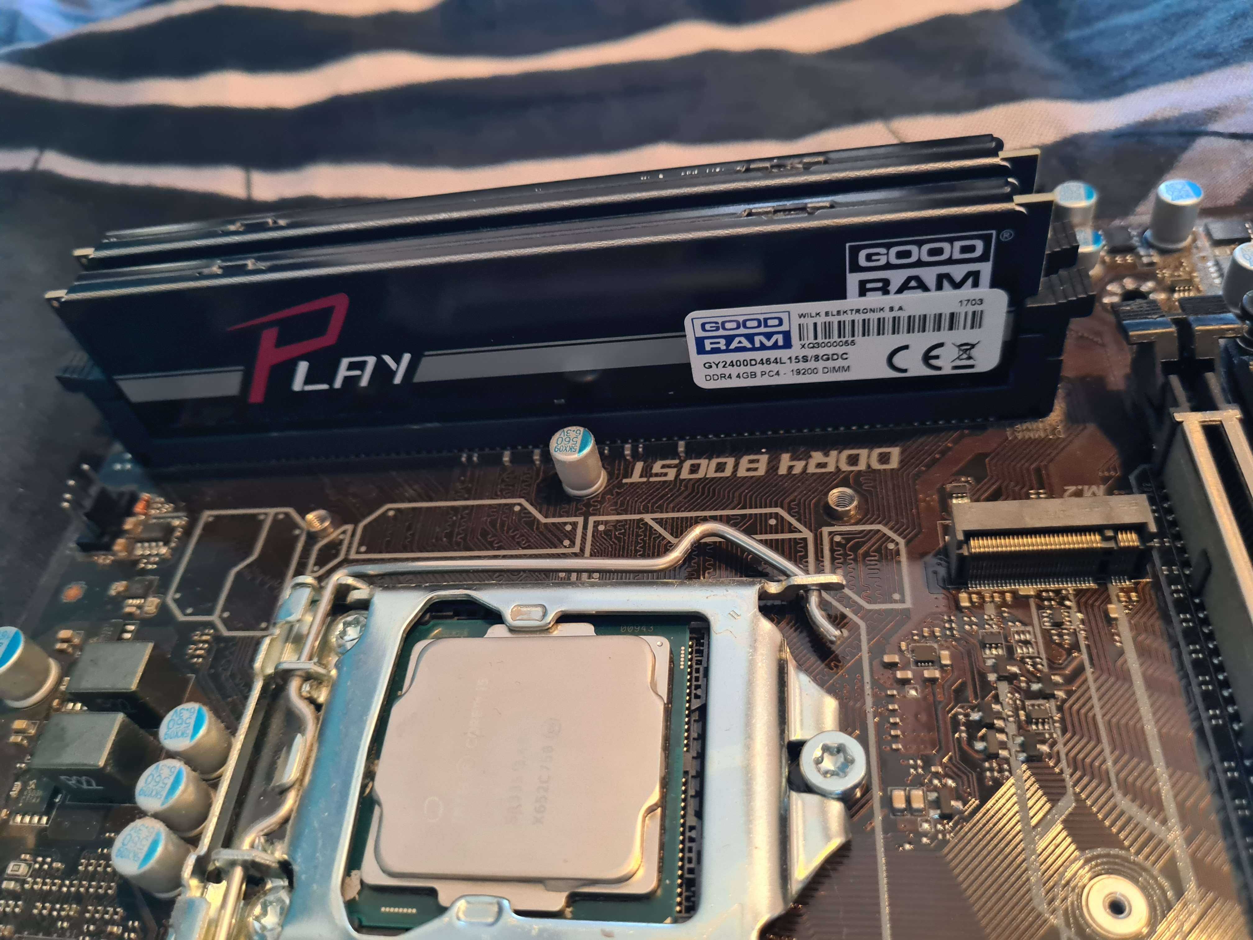 Zestaw podzespołów komputerowych i5 7500/RX 570 8GB Strix