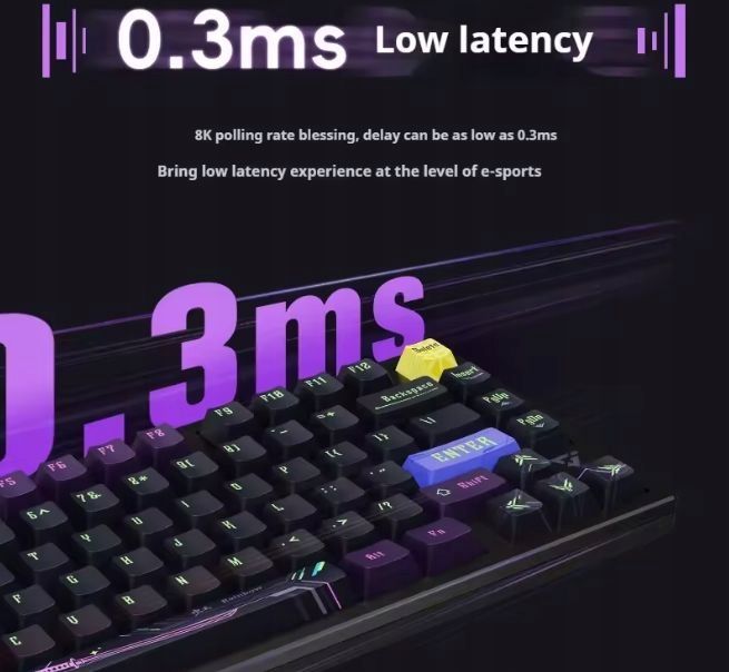 Atk Rs7 - Przewodowa Klawiatura Gamingowa Rgb Hall Effect