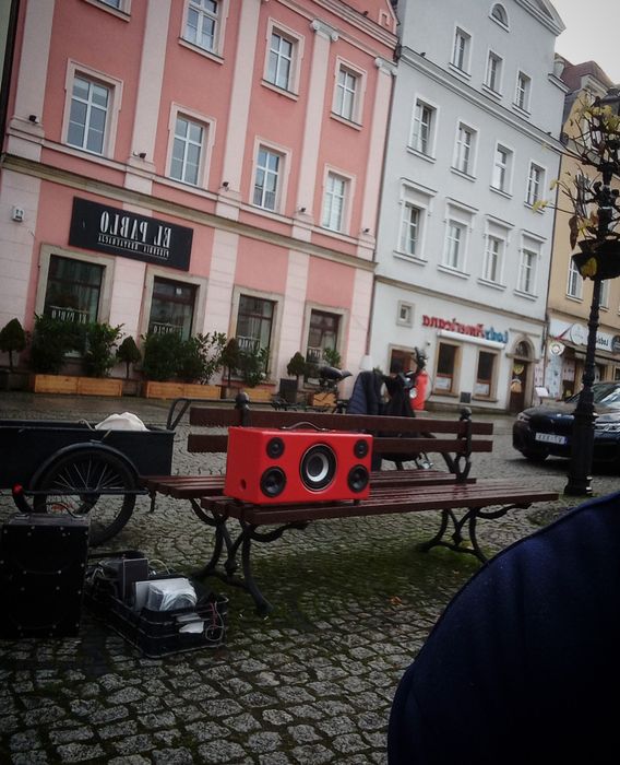 Boombox ALWARO przenośny głośnik bluetooth DIY