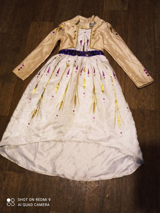 Платье, Принцесса Эльза,Анна,Рапунцель,Красная королева червей,7-10лет