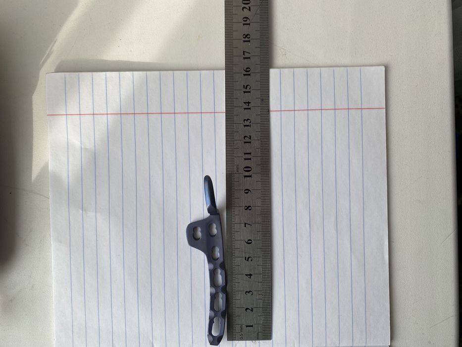 Ключиця, Пластина хук ліва, пластина hook, титан