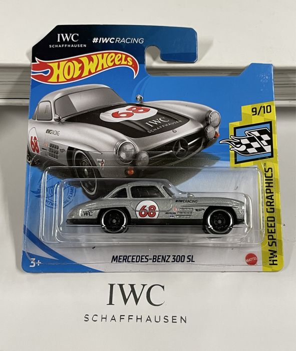 2x Ferrari + IWC mercedes 300sl Team transport Premium Hot Wheels