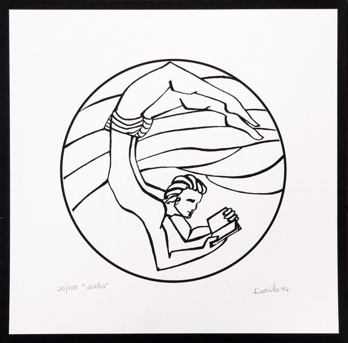Arte - Serigrafias - "4 Estações" - Dorita de Castel-Branco