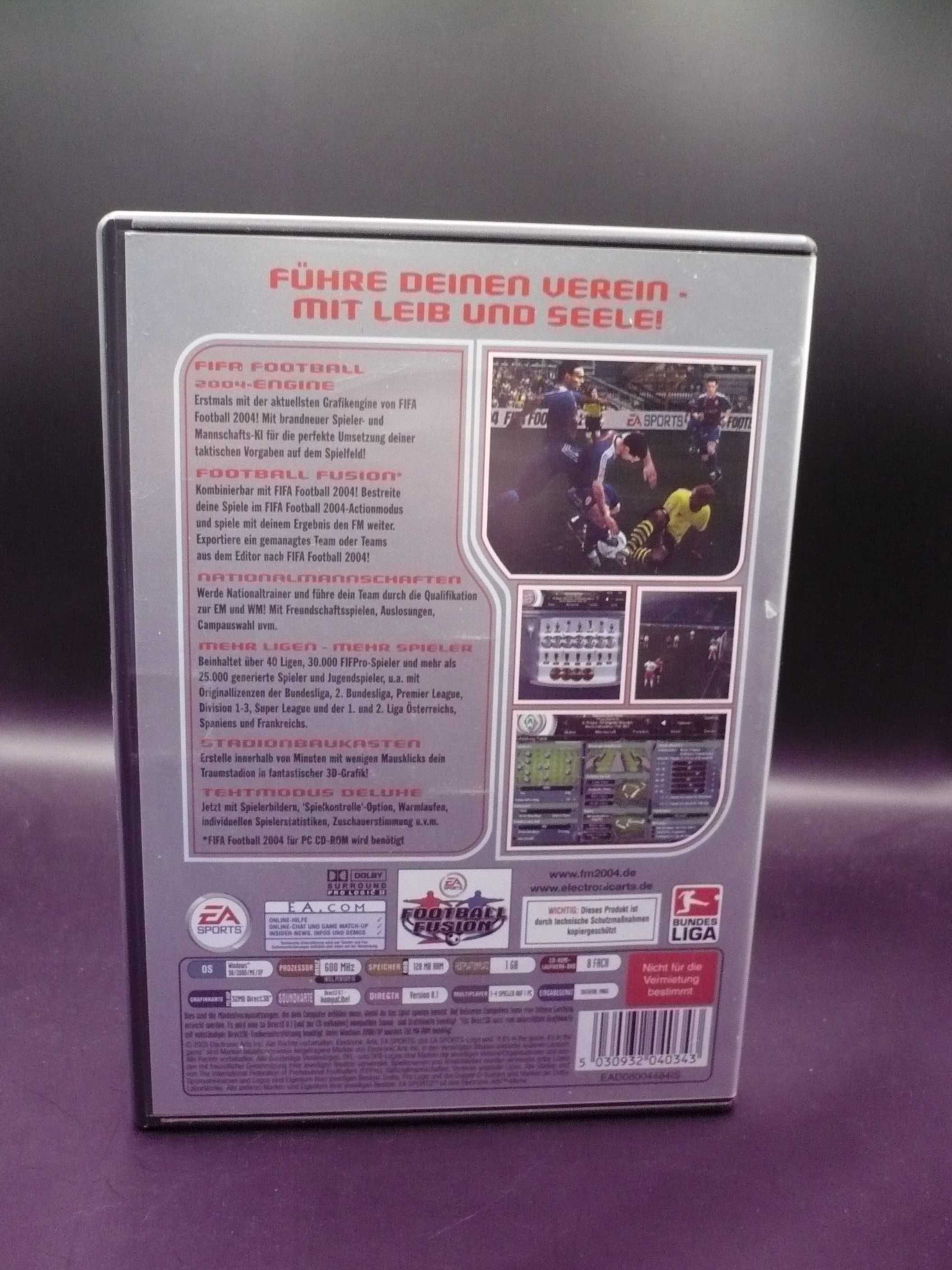 Fussball Manager 2004 PC (wersja niemiecka)