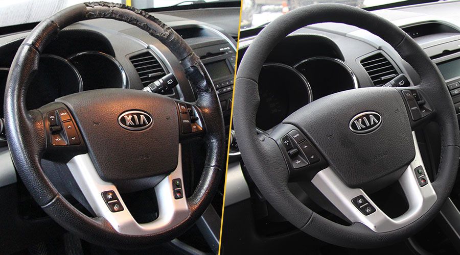 Обшивка, Перетяжка руля, дверних карт, стелі , стойки, підлокотник