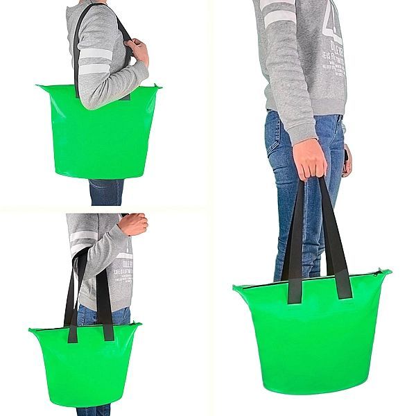 Wodoodporna torba 11l Pvc - zielona