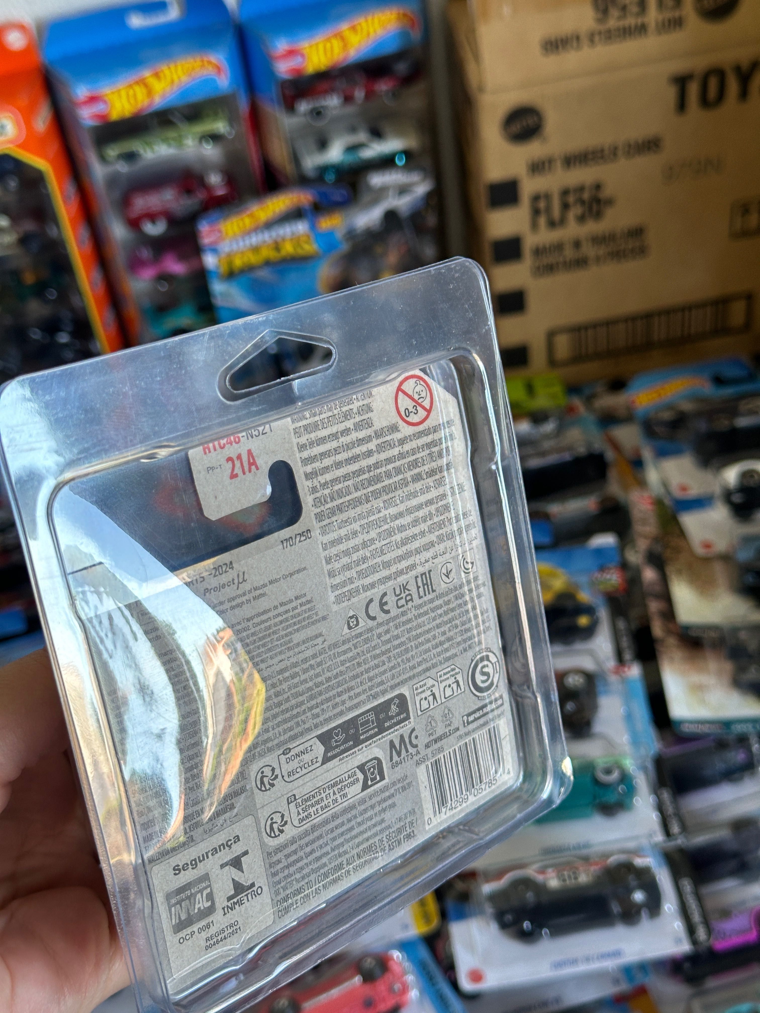 caixa protetora cartela hot wheels mainline Blister protector