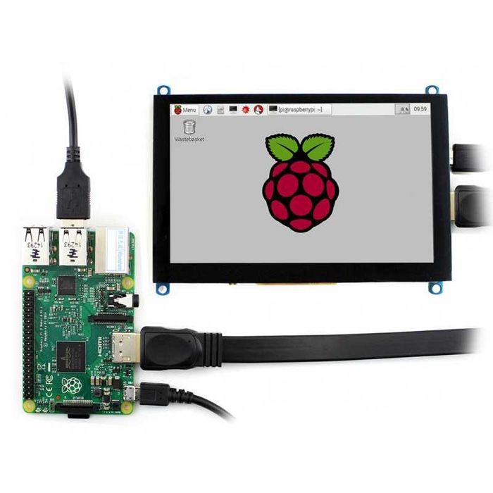 5" HDMI Дисплей сенсорний Waweshare (H)