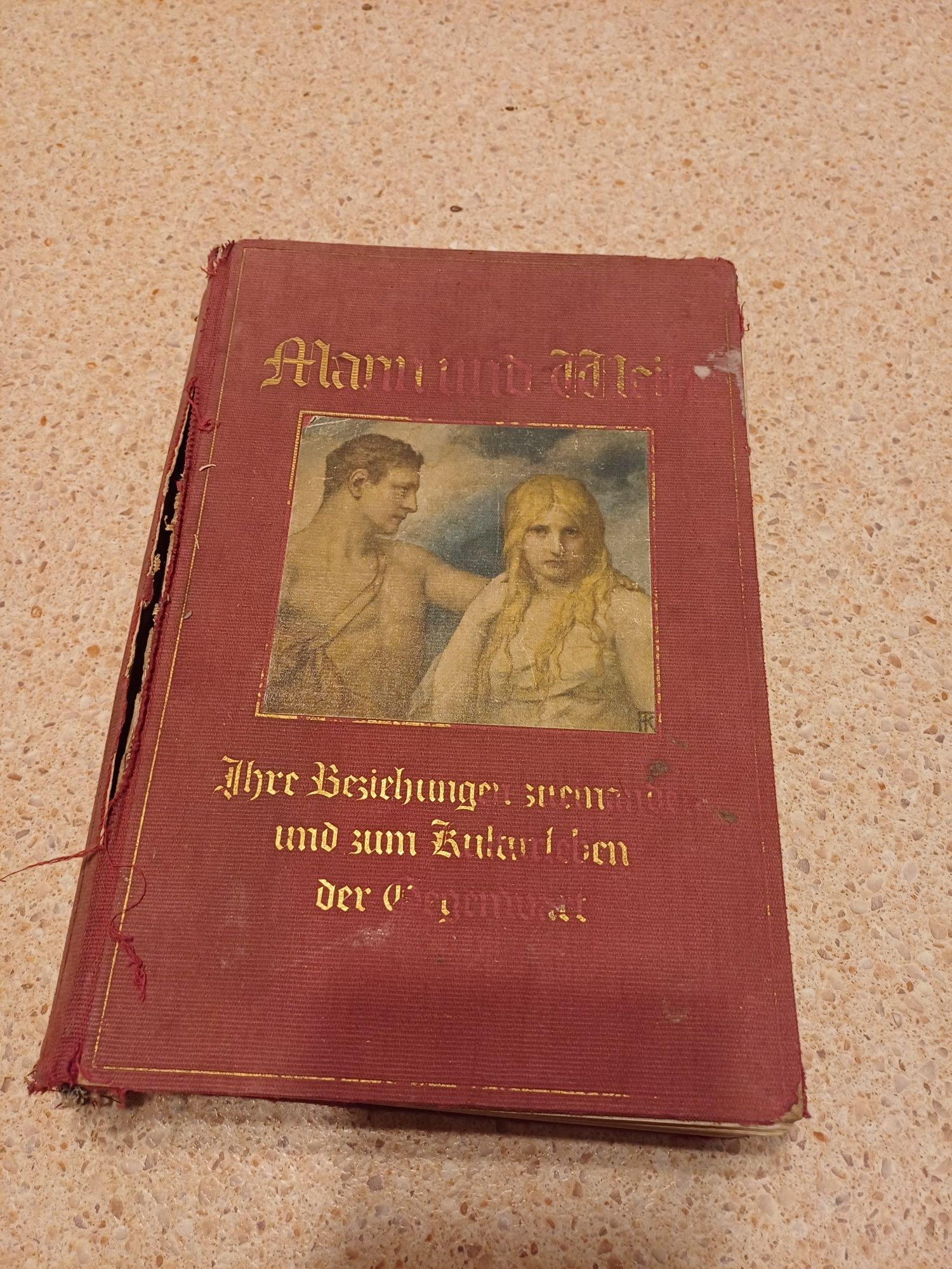 Stara niemiecka książka Mann und Weib Band I