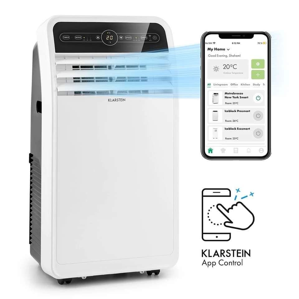 Мобільний кондиціонер Klarstein Smart 12k 12000BTU Гарантія! З Німечч.