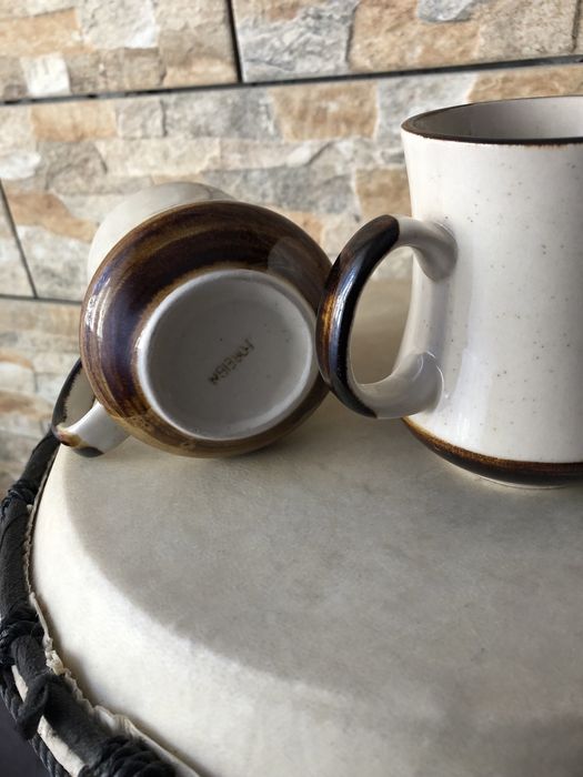 Zestaw 2 kubkow Foreign recznie malowane