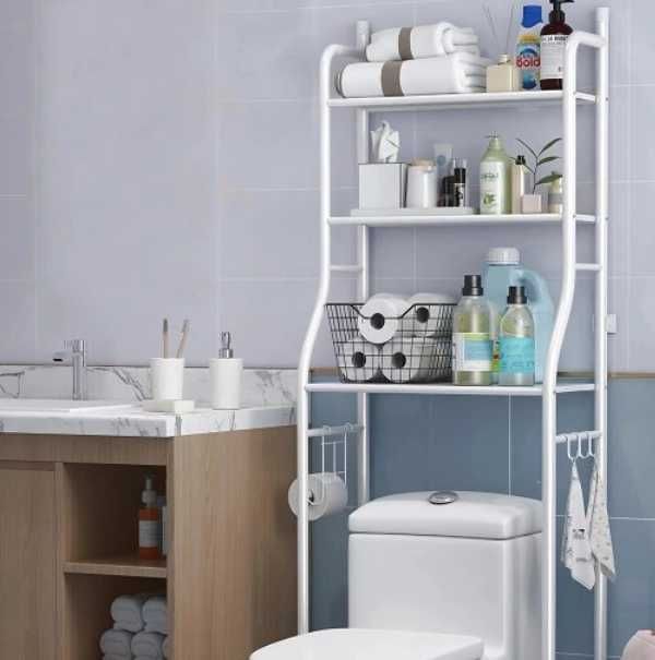 Regał łazienkowy, półka, szafka, stojak nad wc, szafa, organizer