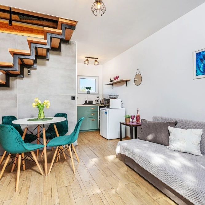 Apartamenty nad morzem , domki całoroczne  , balia ogrodowa , Sylweste