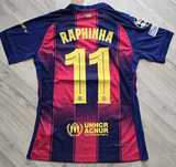koszulka FC BARCELONA domowa 25/26 RAPHINHA 11! meczówka L slim! LM!
