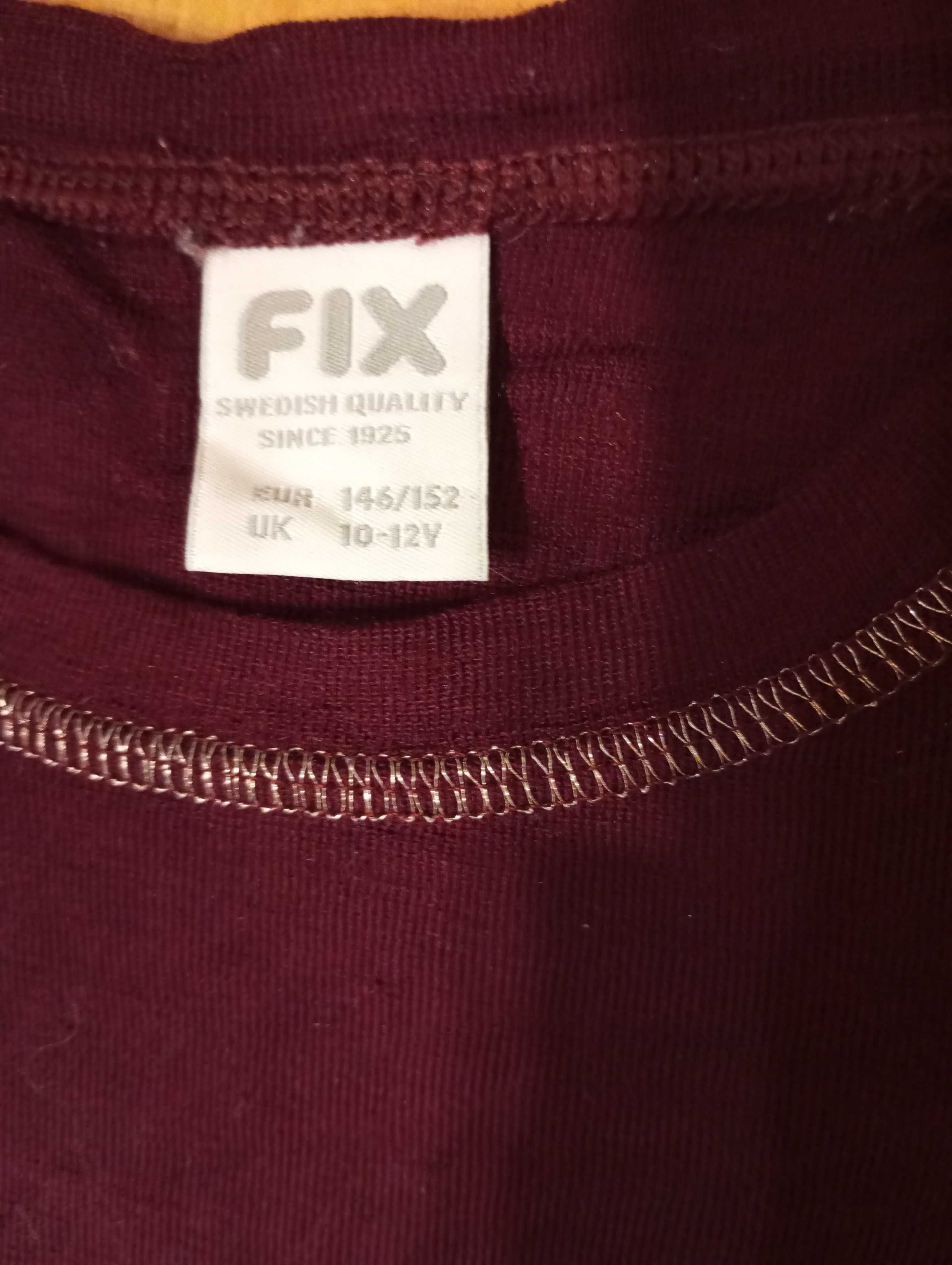 Fix Koszulka termoaktywna 100% Merino rozm.146/152 /10-12 lat