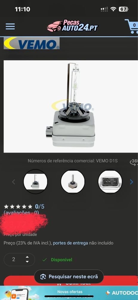 Vendo lampadas led e xenon