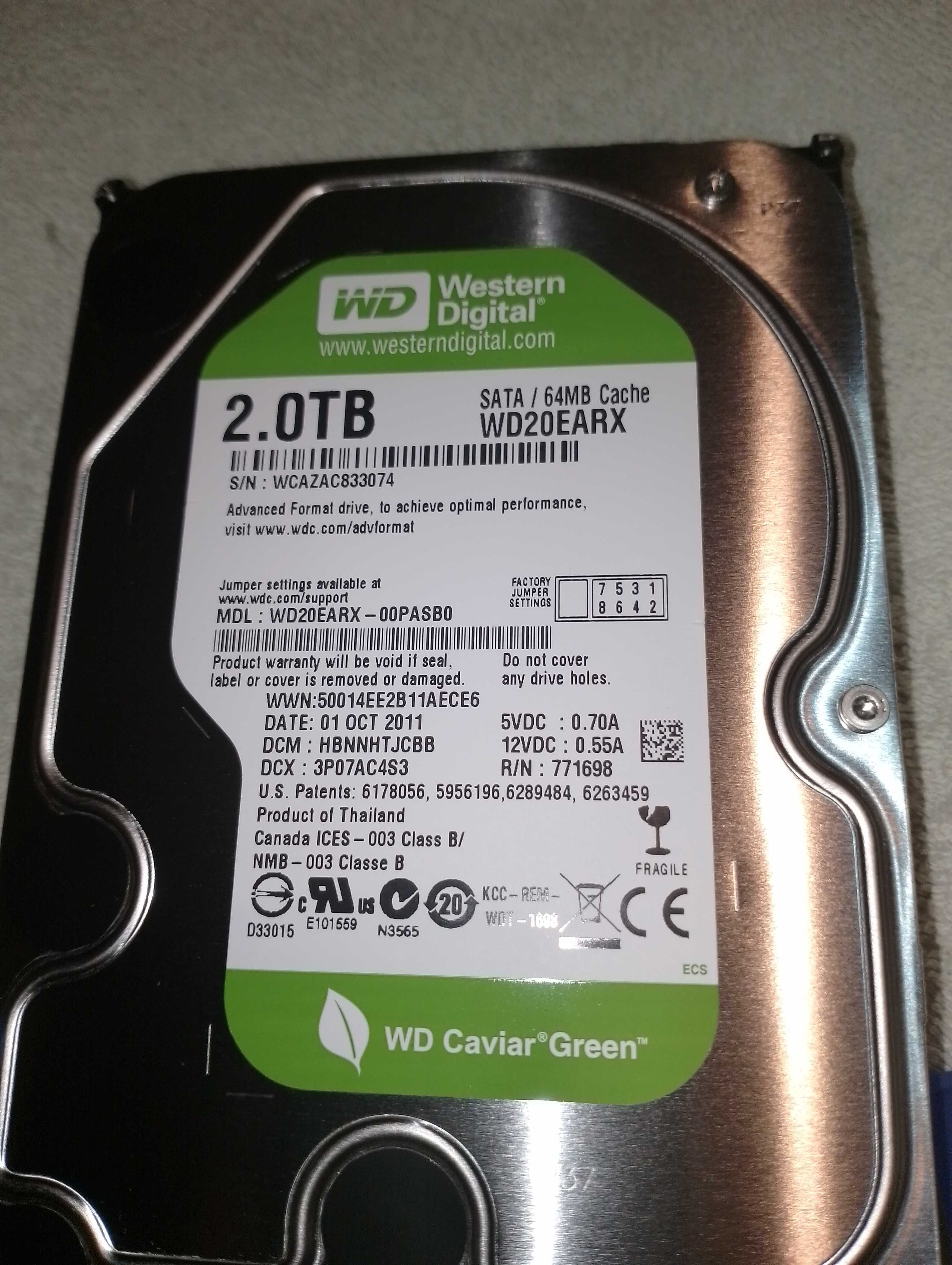 Жесткий диск наружный Western Digital 2 TB