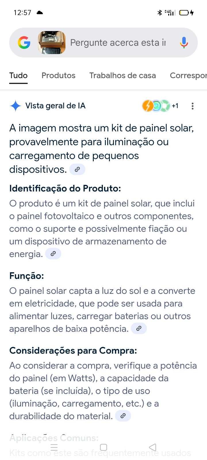 Painel solar Recarga. +Artigos