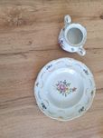 Talerz i cukiernica reichenbach porcelana