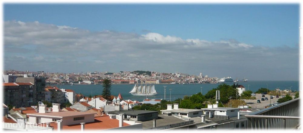 Apto T1+1, 2 Assoalhadas - Cacilhas, Vista Panorâmica