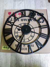 Zegar ścienny vintage 40cm loft metalowy