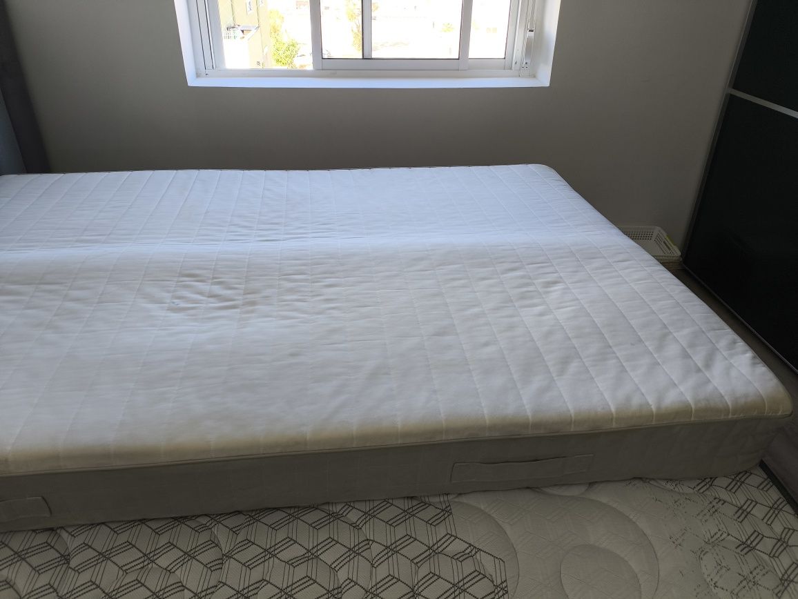 Colchão de casal IKEA (modelo hafslo) 1,40x2,00