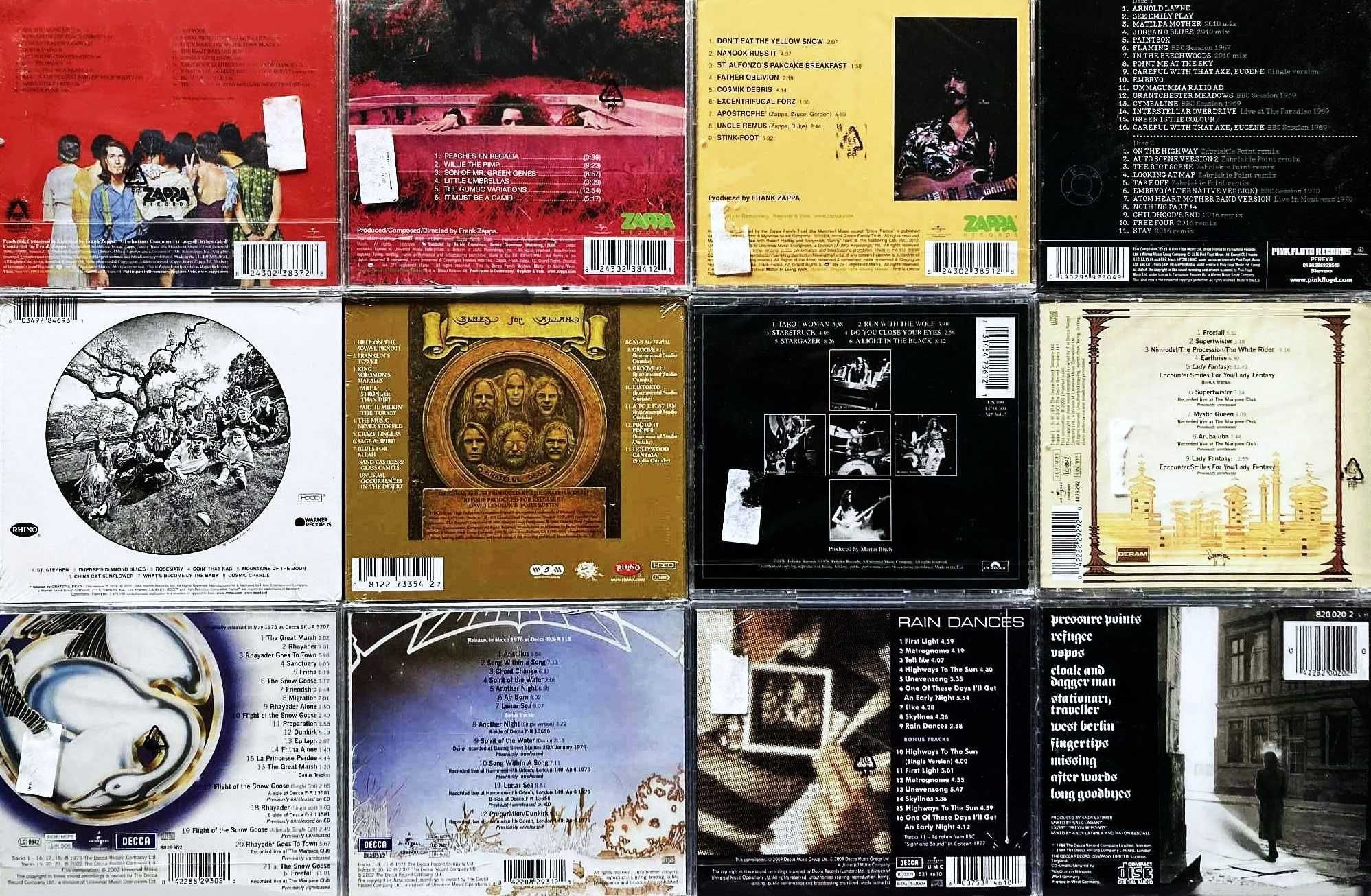 (02) Продам нові CD: Frank Zappa, Pink Floyd, Camel та ін.