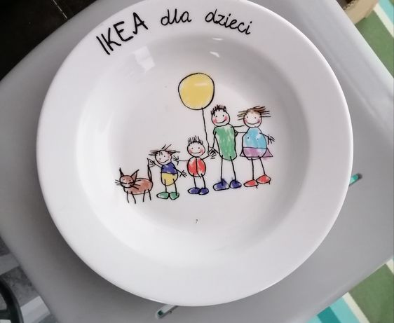 Talerze Ikea dla dzieci