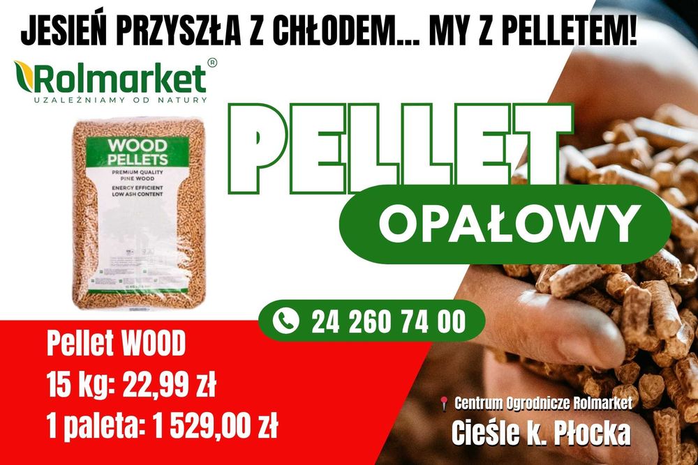 Pellet Wood Pellets opał pelet drzewny ENplus worek 15kg certyfikat