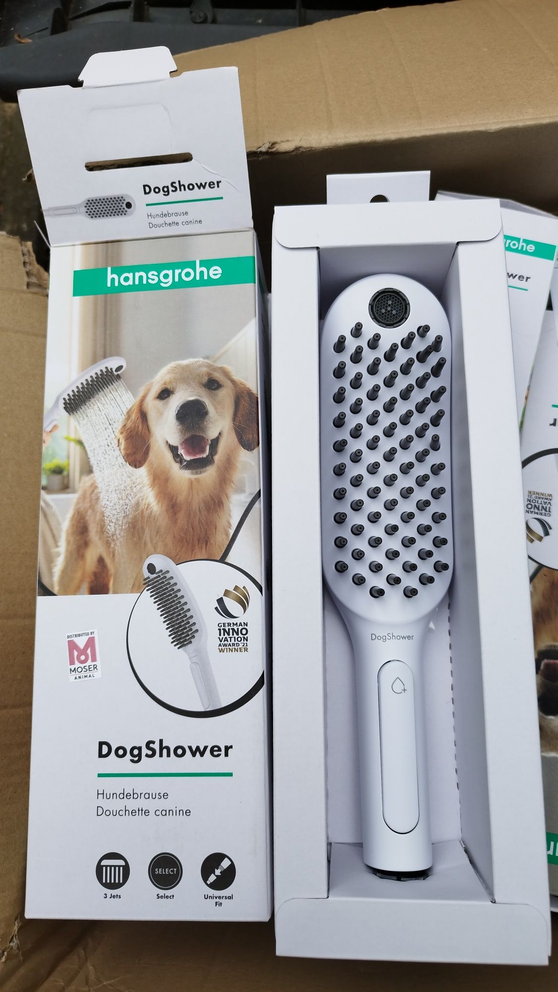 Moser Hansgrohe DogShower biały mat