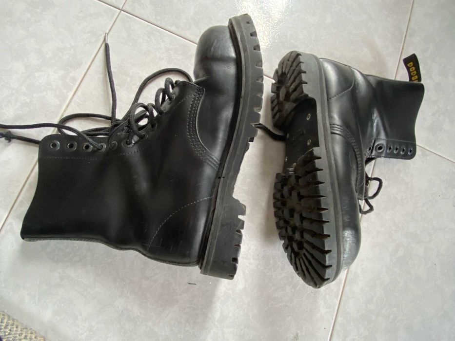 Botas Dodge original (unissexo) pretas, sola Goodyear