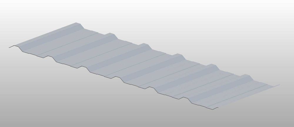 Blacha trapezowa T-18, RAL 7016 antracyt mat, 0,40 mm, super cena!