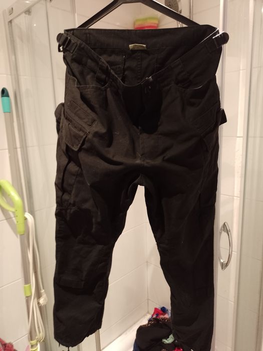 Spodnie bojówki czarne rozm xl