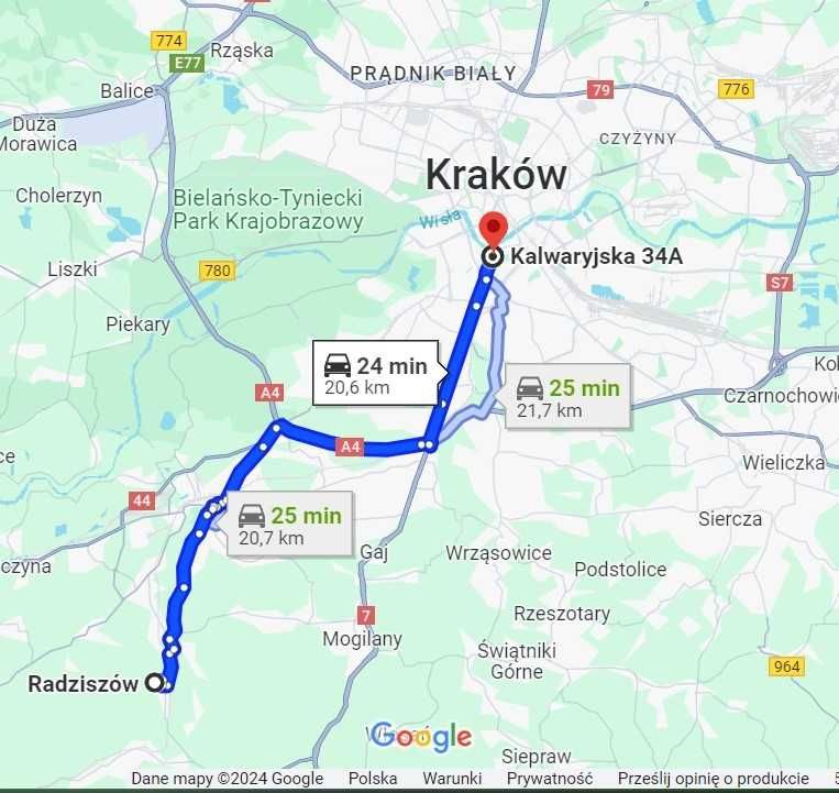 Działka budowlana Radziszów 30 arów