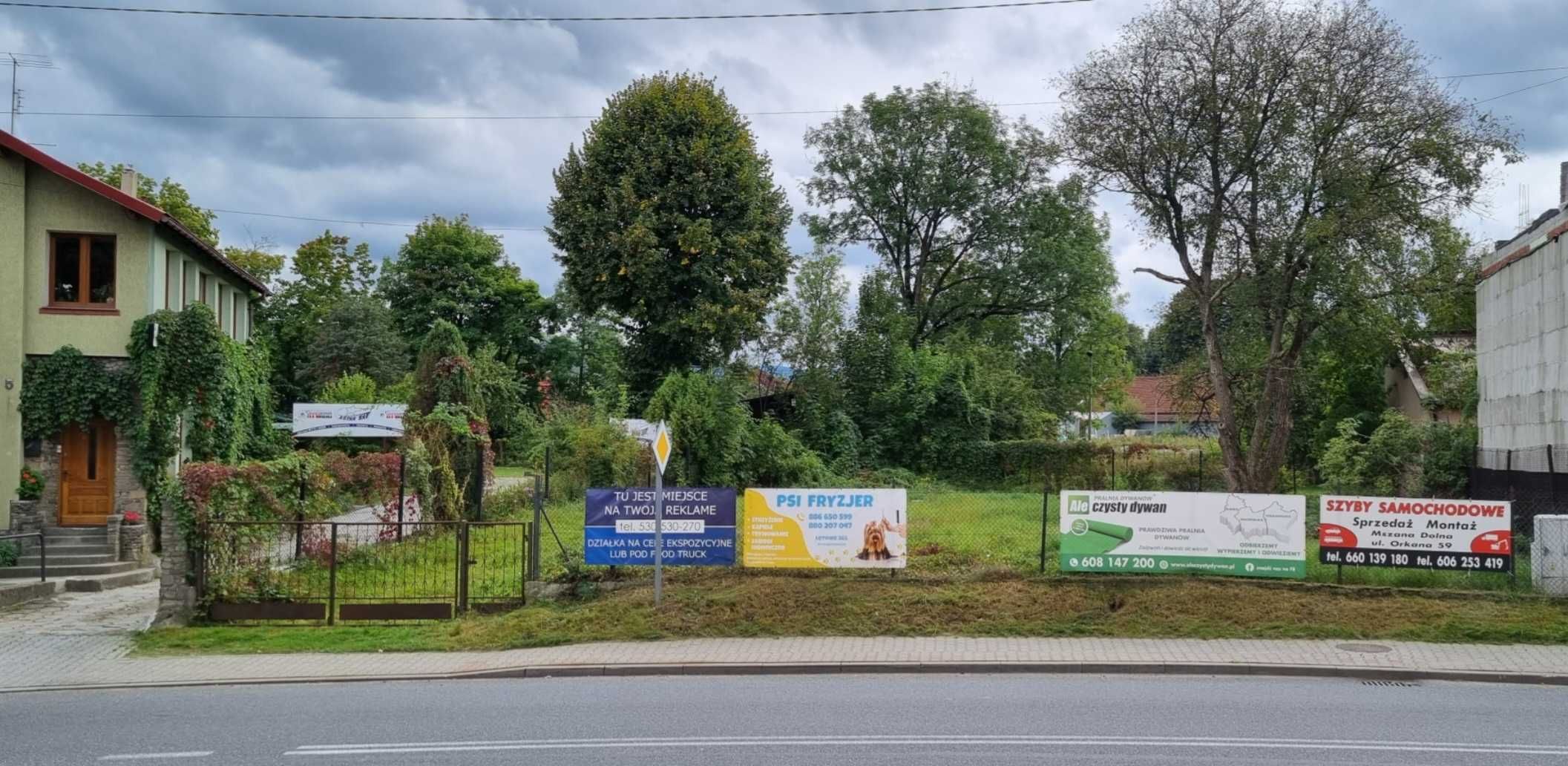 Teren do wynajęcia w ścisłym centrum w Mszanie Dolnej