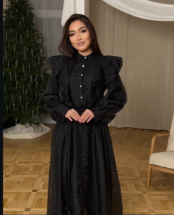 НОВИНКА Сукня Жіноча Святкова Із Стразами ПРЕМІУМ Класу