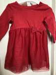 H&M czerwona sukienka swiateczna r. 68