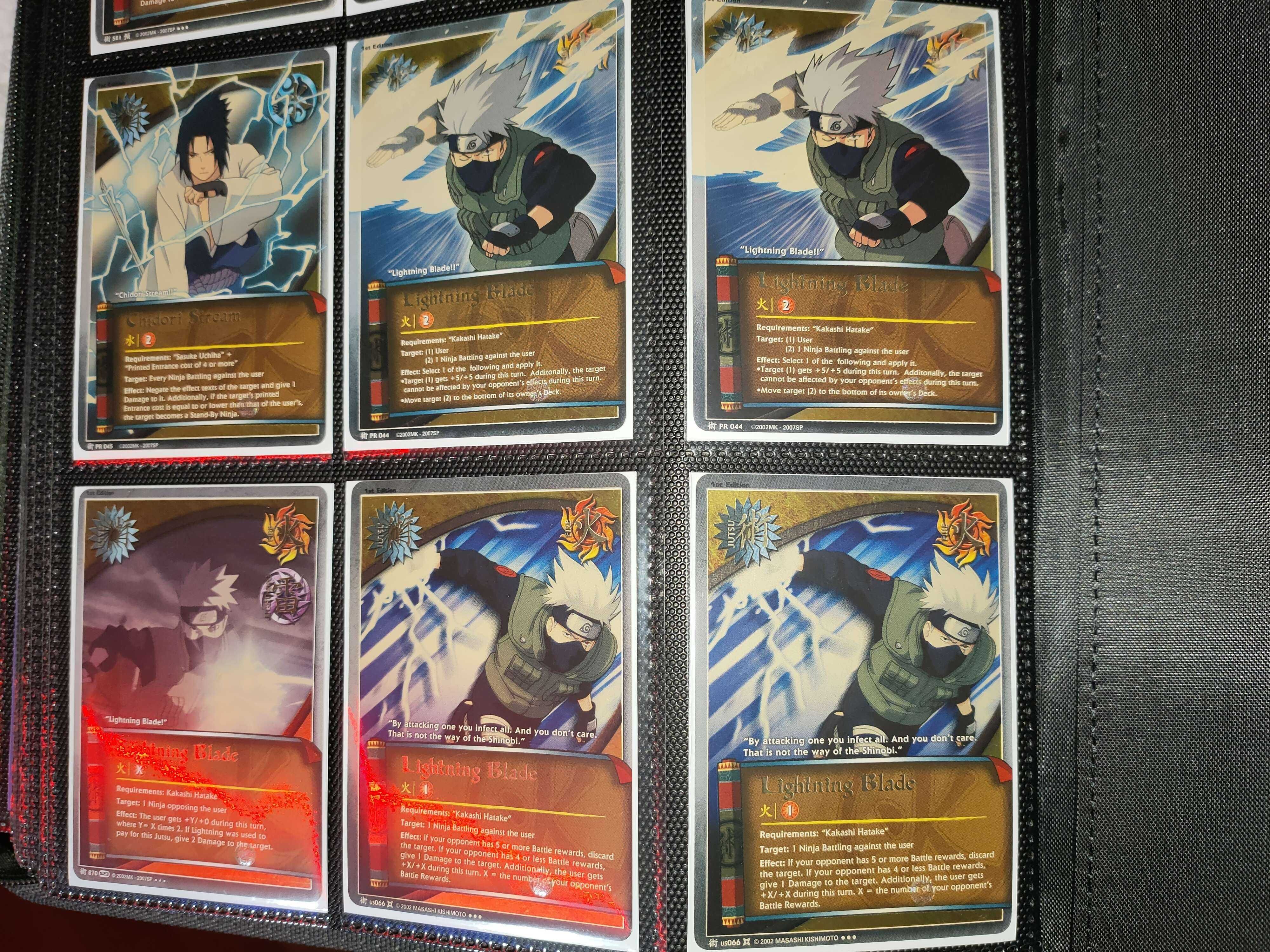 Naruto Tcg Ccg - Conjunto Vários Sets Jutsus