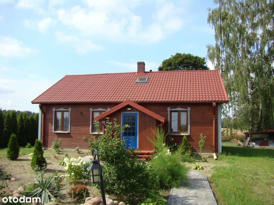 Urokliwy drewniany dom w sercu natury grunt 2,63ha