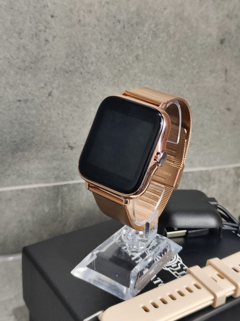 nowy złoty pasek  Smart Watch+gratis drugi pasek