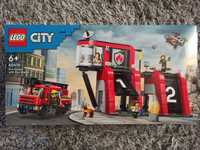 NOWE LEGO City 60414 Remiza strażacka z wozem strażackim
