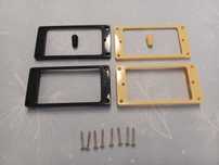 Molduras para pickups humbucker - Epiphone Les Paul - Cream / Preto