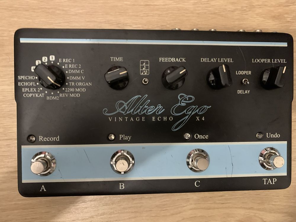 Pedal delay TC Electronic Alter Ego X4 Vintage Echo