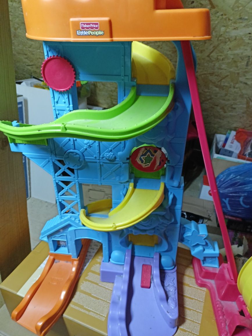 Fisher Price Little People zjeżdżalnia tor