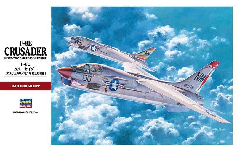 Hasegawa PT25 1/48 Vought F-8E Crusader model do sklejania