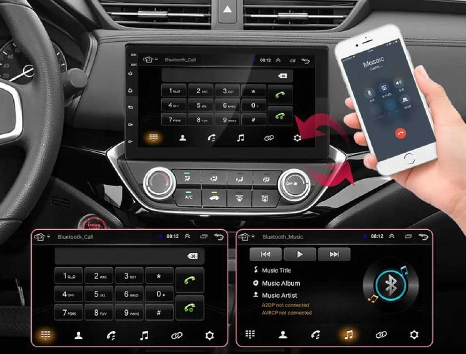 Radio Samochodowe Android 2/32GB Bluetooth USB RDS WiFi 2DIN carplay