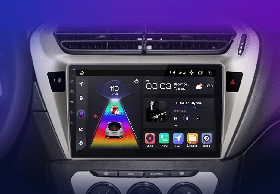 Radio Android V2 Plus do Peugeot 301 i Citroën C-Elysée 4GB, 64GB