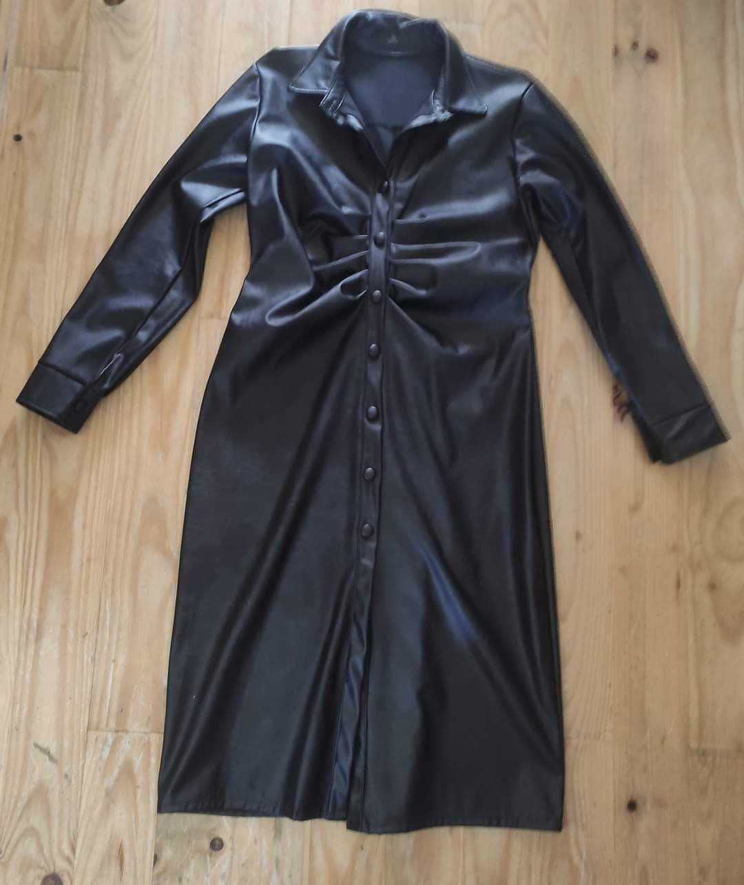 Vestido ecopele Mulher